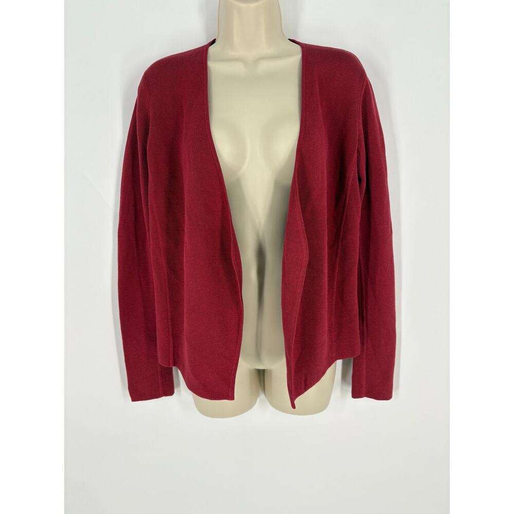 Eileen Fischer Red Sweater (B12)